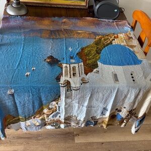 813 Ottotredici Santorini Blue Domes Scarf